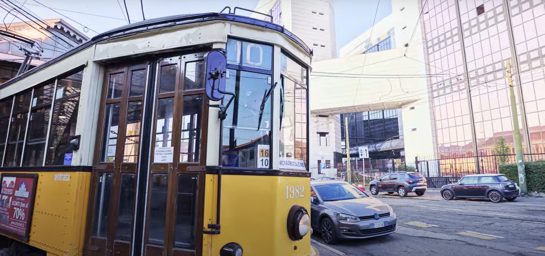 A tram named Milan 